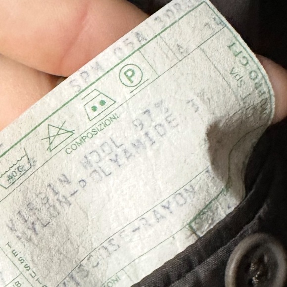 Mani By Giorgio Armani Wool Blend Blazer Suit Jacket 39 R - Picture 8 of 8